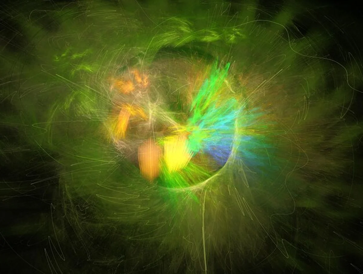 Abstrakcyjne tło fraktalne obrazu